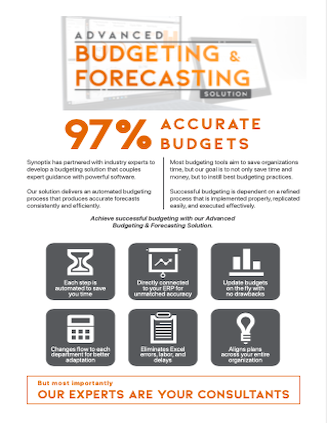 
Advanced Budgeting and Forecasting